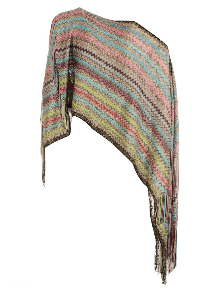 Missoni Missoni Zigzag Pattern Fringed-Edge Coat 2