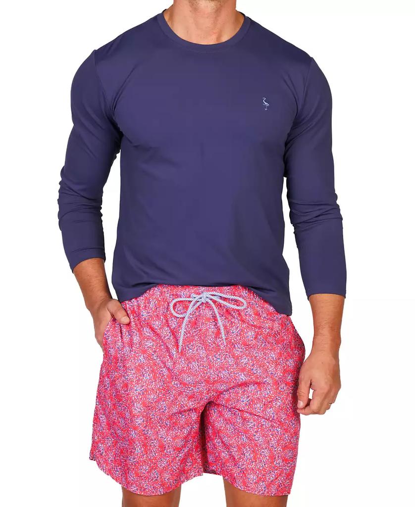 TailorByrd Men's Multi Abstract Swim Shorts.