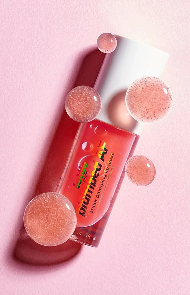 Lottie London Peach Plumped AF Sheer Lip Gloss 1