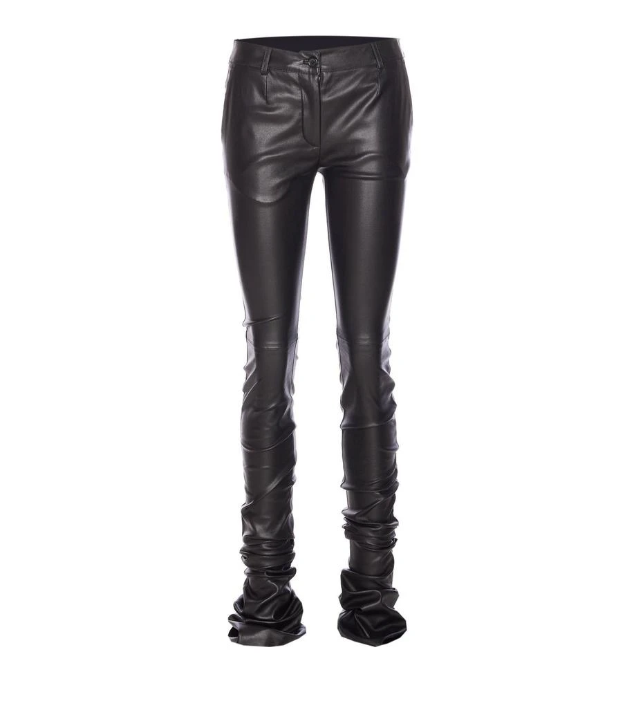 Dolce
Gabbana Dolce
Gabbana Stretch Leather Trousers from Cettire