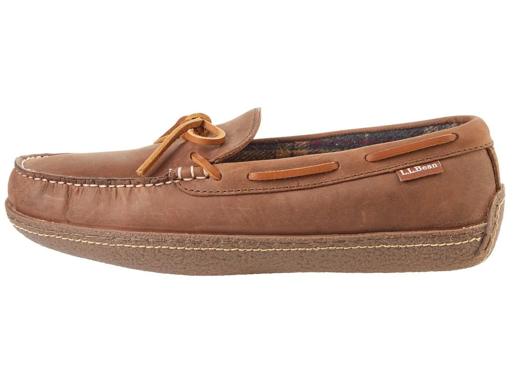 L.L.BEAN Hand Sewn Slippers Flannel-Lined 4
