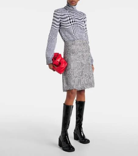 Burberry Stride patent leather knee-high boots 3