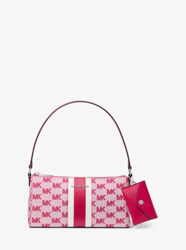 Michael Kors Vincent Medium Logo Jacquard Pochette with Card Case 1