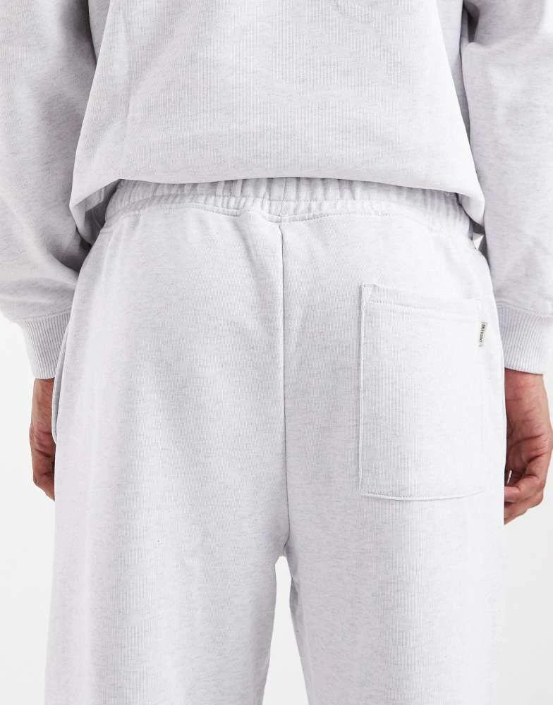 Only 
Sons ONLY 
SONS premium 400gsm heavyweight loose fit jogger co-ord in light grey 5