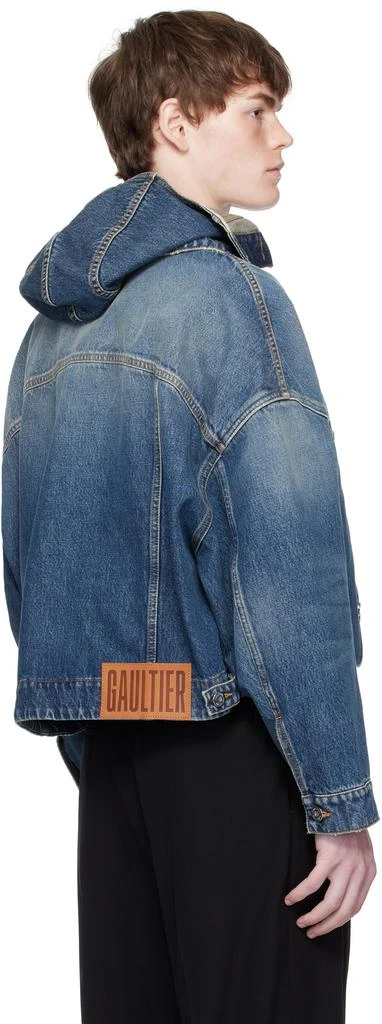 Jean Paul Gaultier Blue 
The Double
 Denim Jacket 3