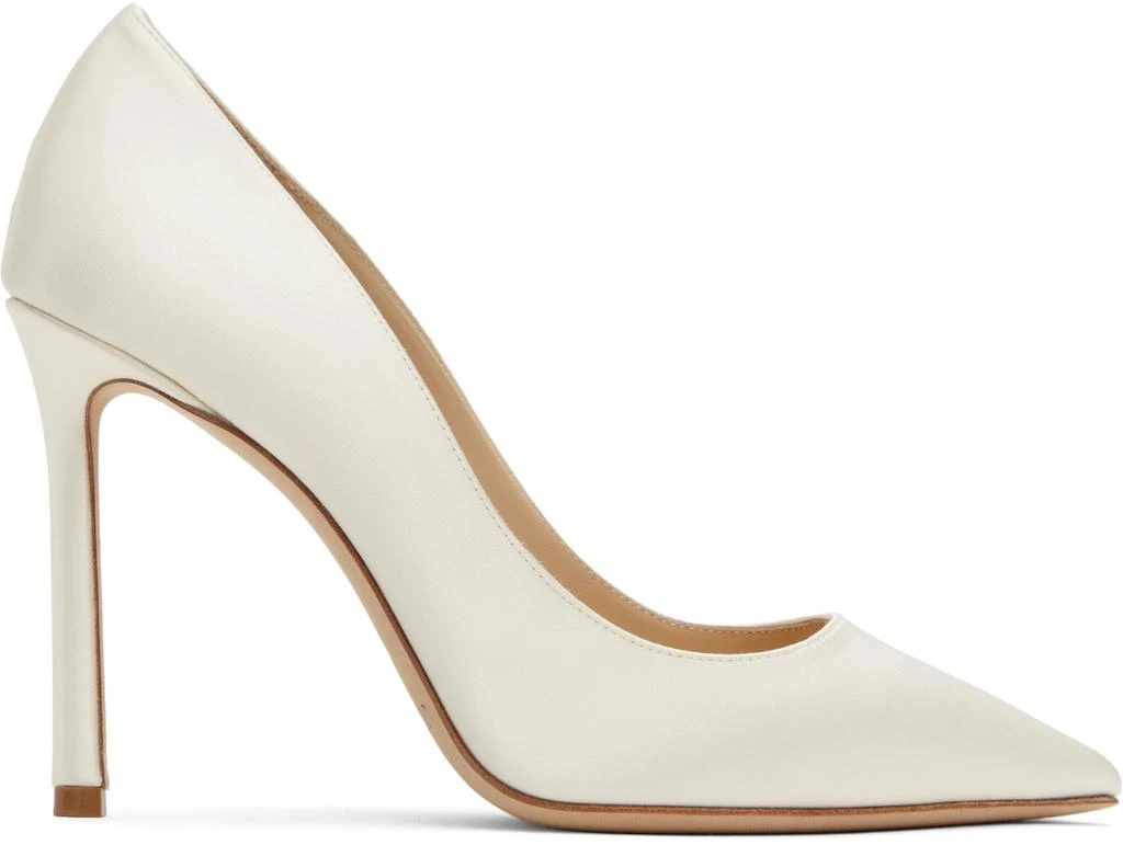 Jimmy Choo White Romy 100 Heels 1