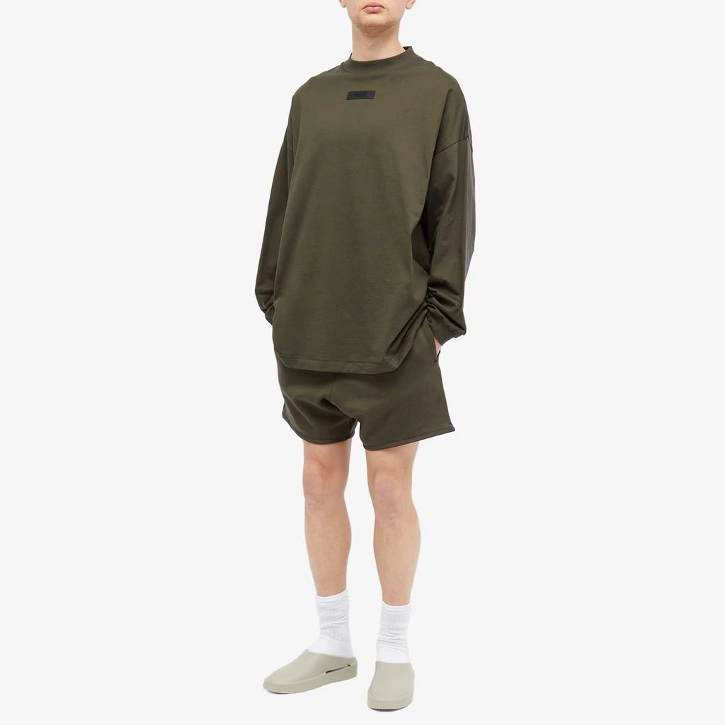 Essentials Fear of God ESSENTIALS Spring Tab Long Sleeve T-Shirt - Ink 4