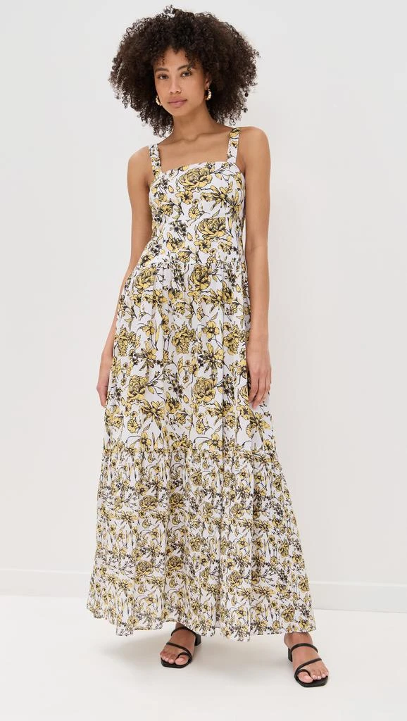 Playa Lucila Square Neck Maxi Dress 1