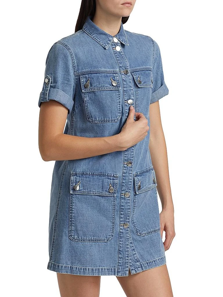VERONICA BEARD Warren Denim Minidress 4