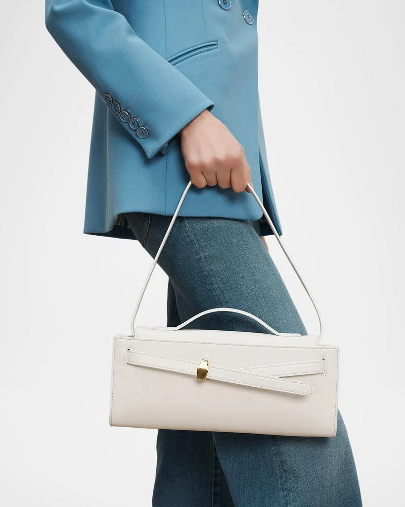 VERONICA BEARD Dash Belted Leather Clutch Bag 5