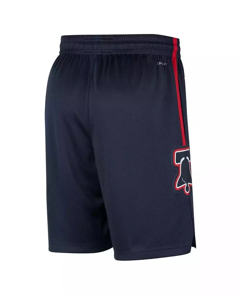 Nike Men's Navy Philadelphia 76ers 2023/24 City Edition Swingman Shorts 3