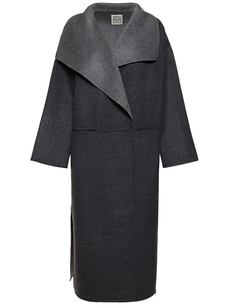 TOTEME Two-tone Signature Wool & Cashmere Coat 1