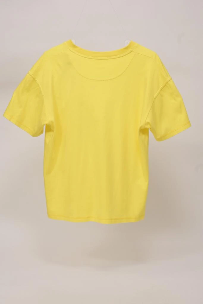 Hermes Hermes V-Neck Pocket T-Shirt in Yellow Cotton 6