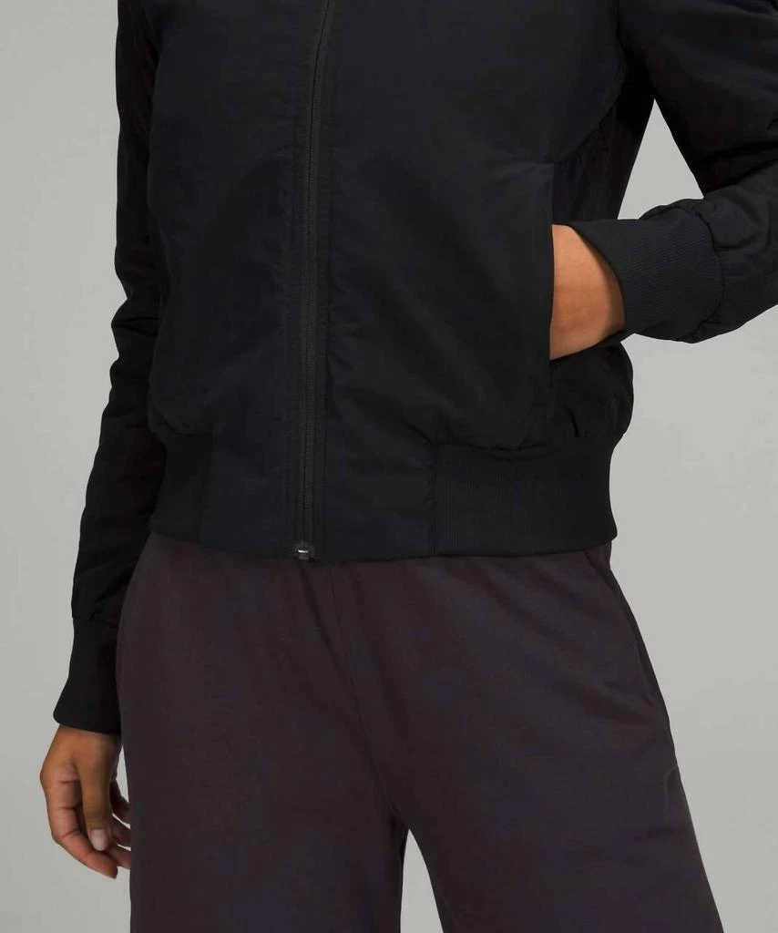 Lululemon Non-Stop Bomber Jacket In Black 5