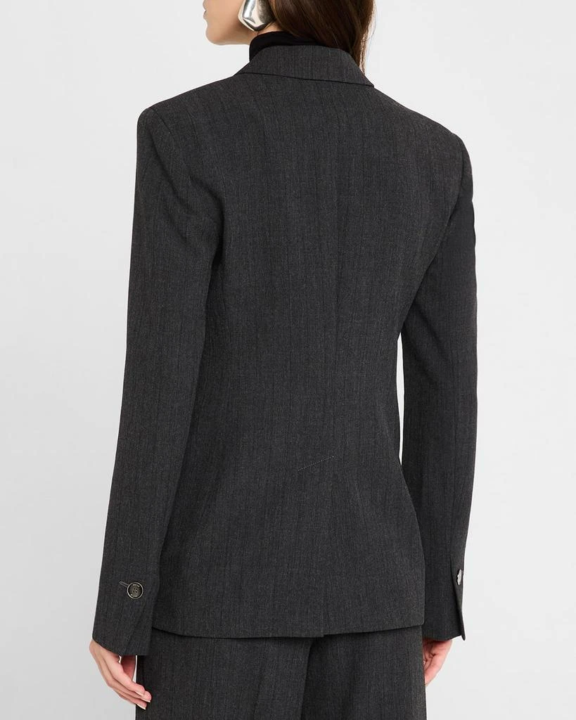 St. John Pinstripe Single-Breasted Suiting Jacket 3