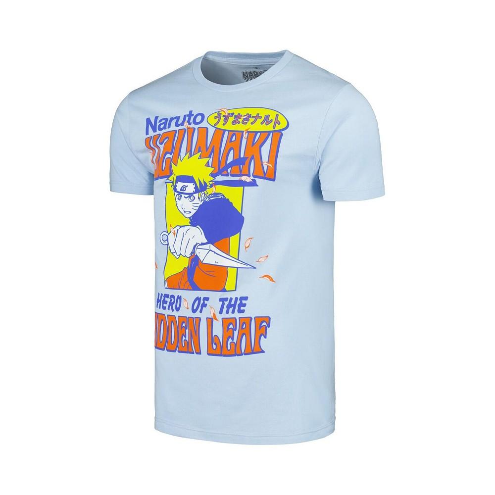 Ripple Junction Men's Light Blue Naruto Graphic T-shirt