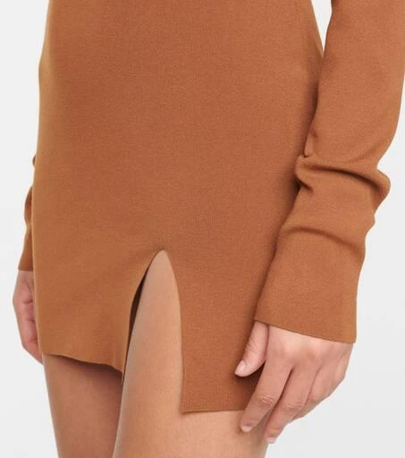 Zeynep Arçay Side-slit knit minidress 5