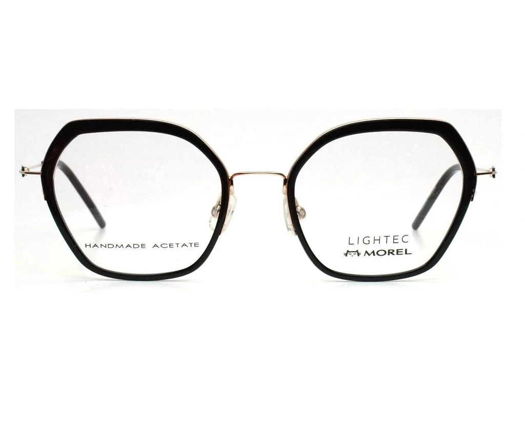 Morel Women
s 30182L Square Eyeglasses In Black Gold 2