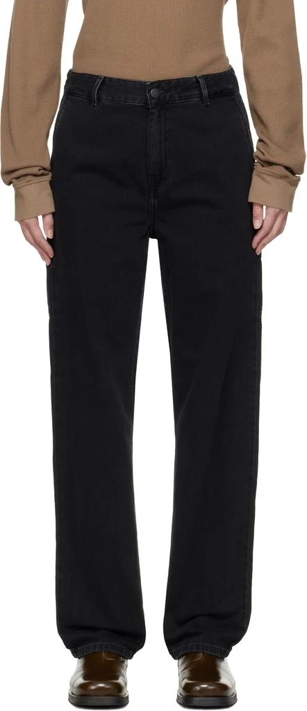 Carhartt WIP Black Pierce Pant Straight Jeans 1