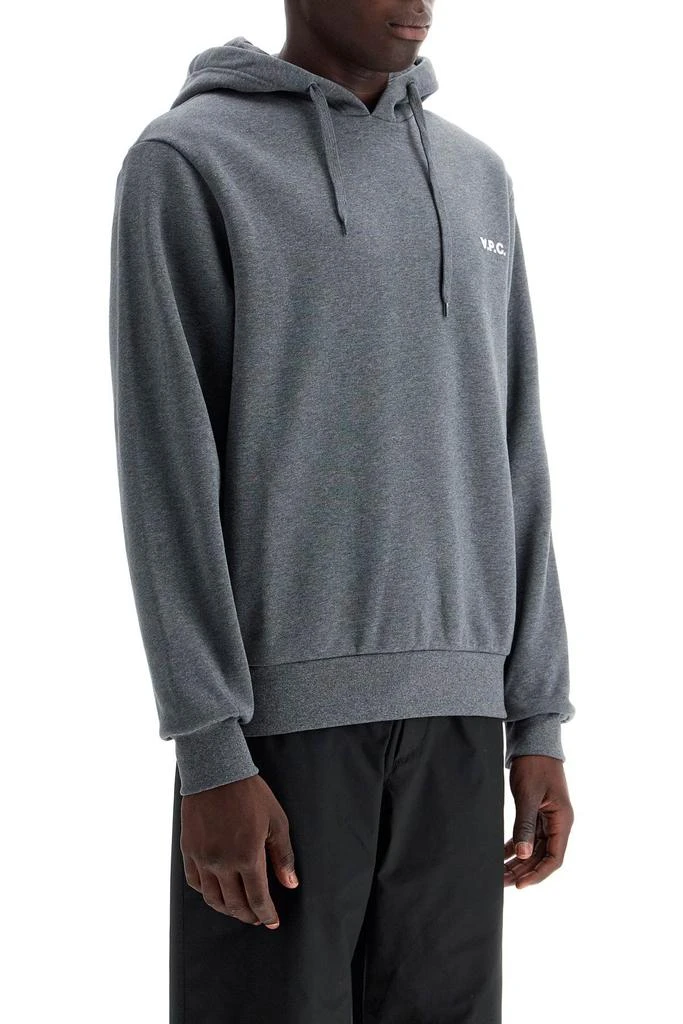 A.P.C. A.p.c. hooded sweatshirt with flocked 2