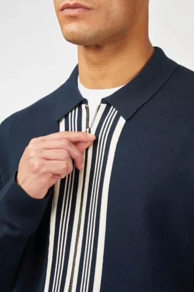Ben Sherman Ben Sherman Textured Zip Through Sweater 3
