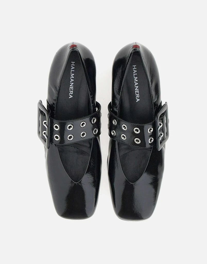 HALMANERA "Peg14 Glaze" leather  ballet flats 4