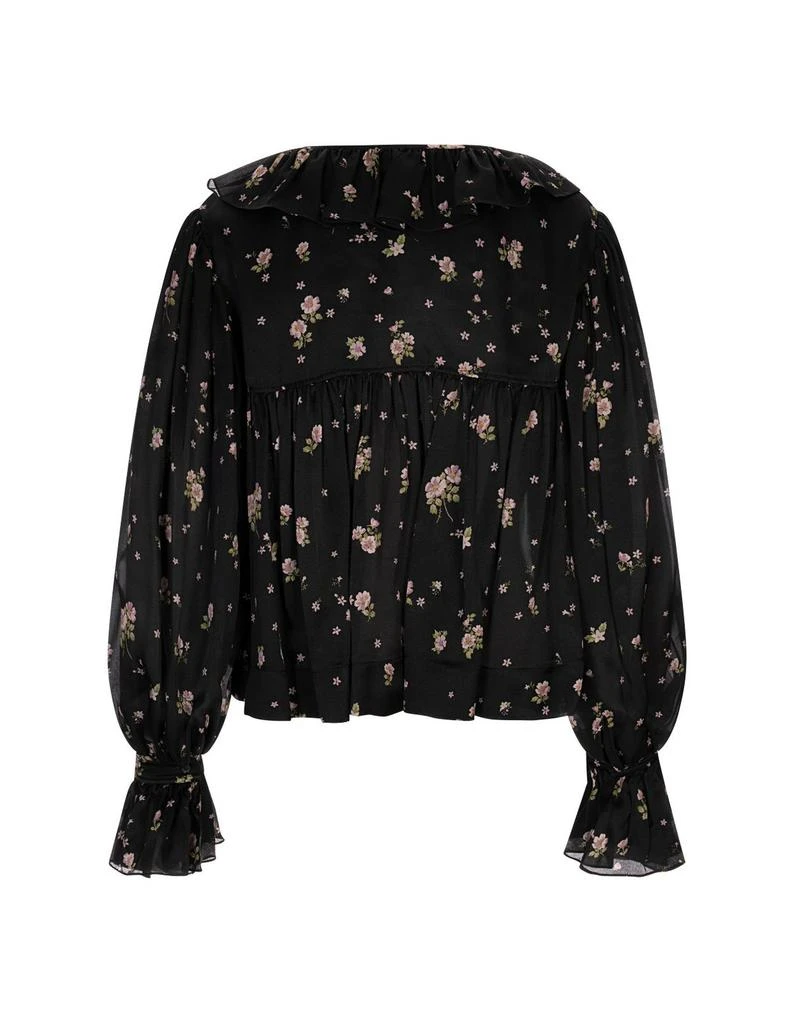 Chloé Chloé Maxi Gathered Ruffle Top 2