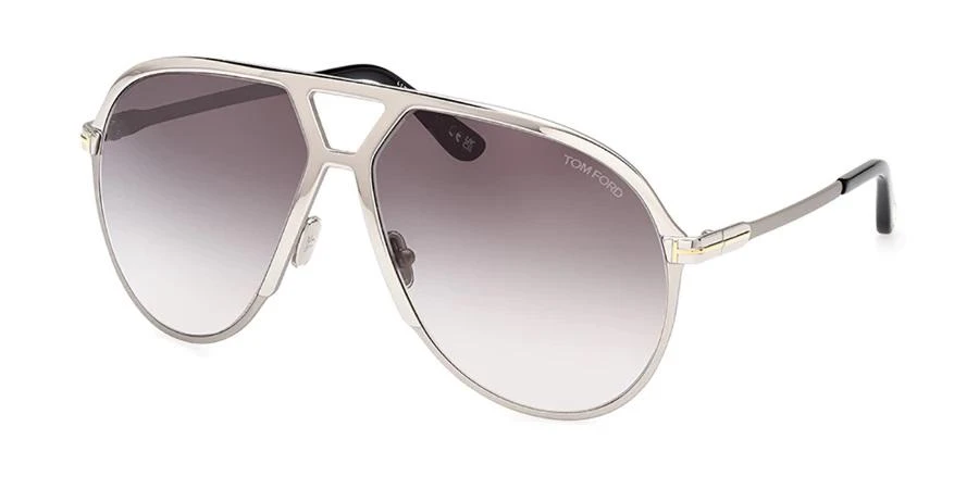 Tom Ford Open Box - Tom Ford Xavier Smoke Gradient Pilot Men's Sunglasses FT1060 16B 64 1