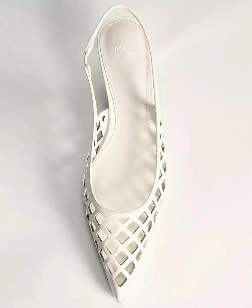 Mango Women's Die-Cut Kitten Shoes 5