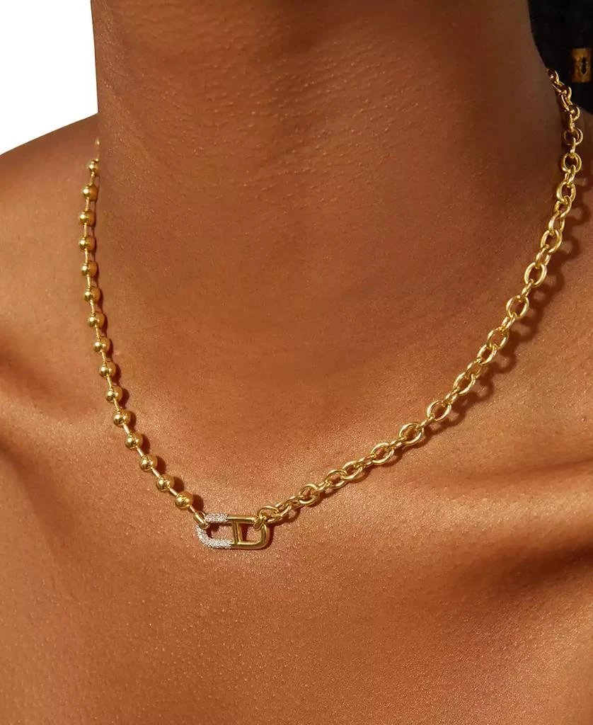 Audrey by Aurate Diamond Horizontal Link Two-Chain 18" Pendant Necklace (1/5 ct. t.w.) in Gold Vermeil, Created for Macy's 2