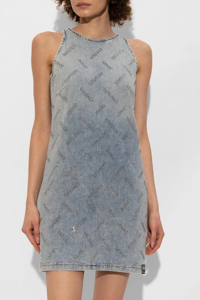 Versace Versace Jeans Couture Logo Print Mini Dress 3