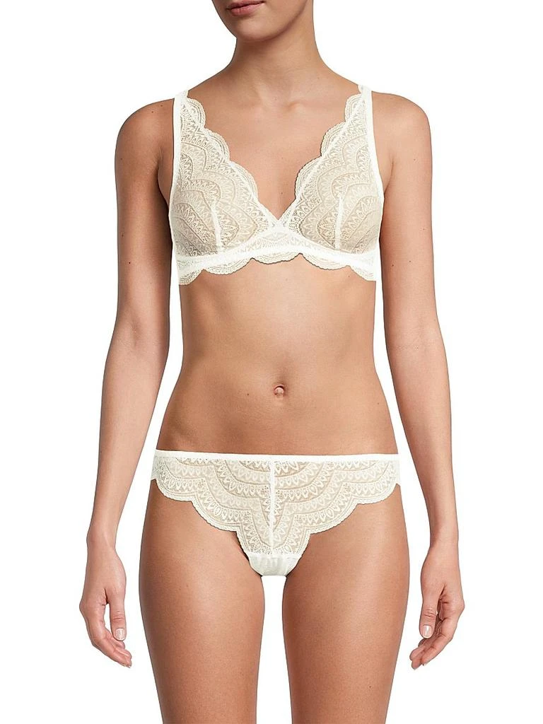 Simone Pérèle Karma Scalloped Lace Triangle Bra 3