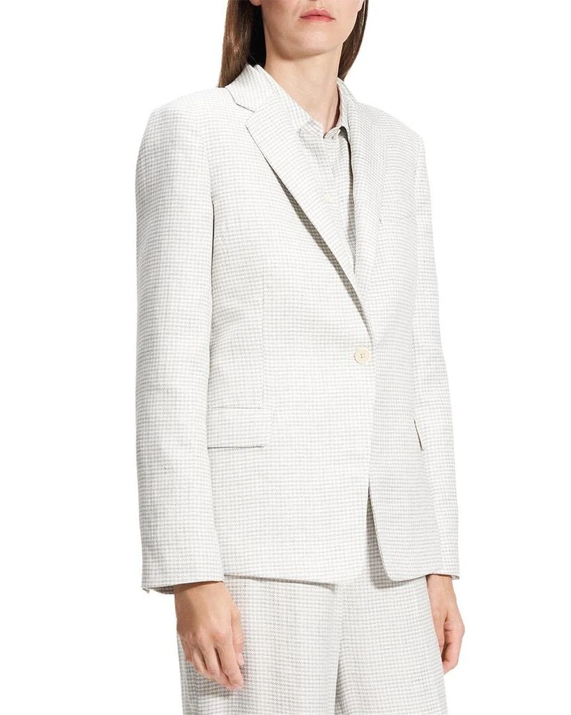 Theory Slim Fit Linen-Blend Blazer 1