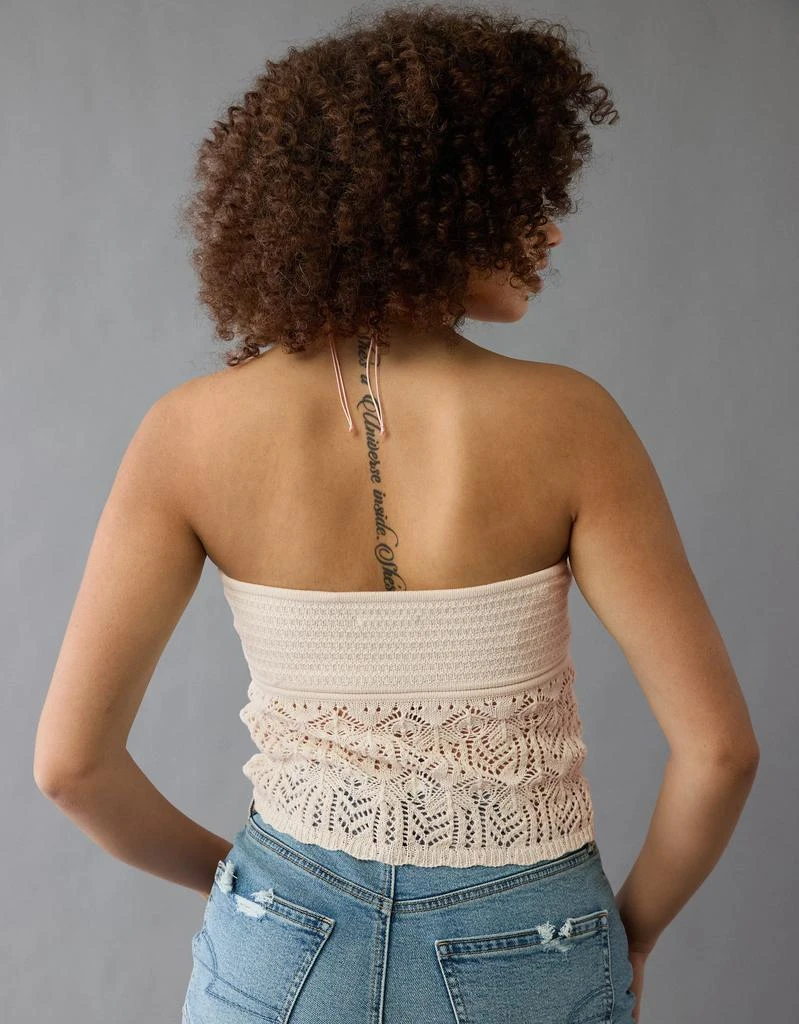 AE AE Cropped Crochet Tube Top 2