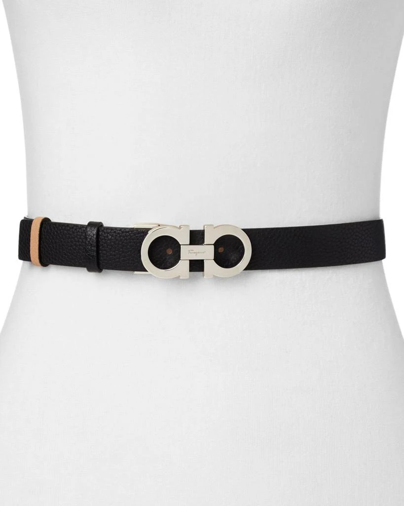 Salvatore Ferragamo Salvatore Women's Skinny Gancini Belt 2
