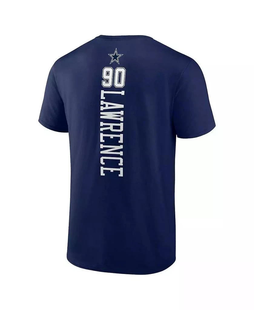 Fanatics Men's DeMarcus Lawrence Navy Dallas Cowboys Playmaker T-shirt 3