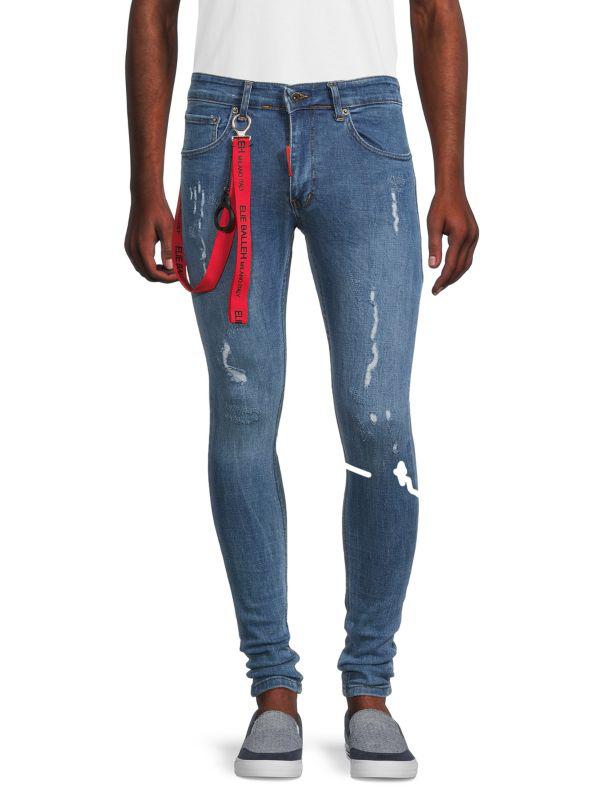 Elie Balleh Ripped Skinny Jeans
