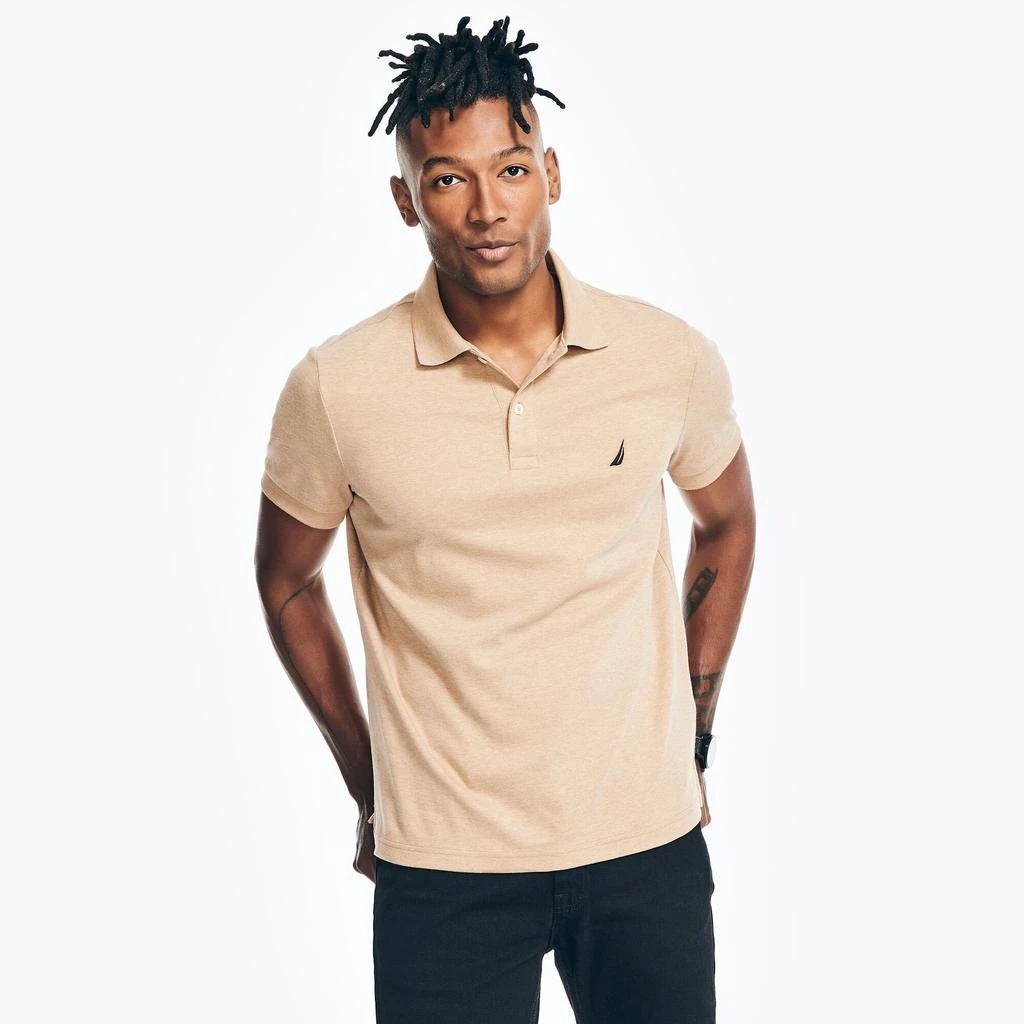 Nautica Mens Slim Fit Interlock Deck Polo 10