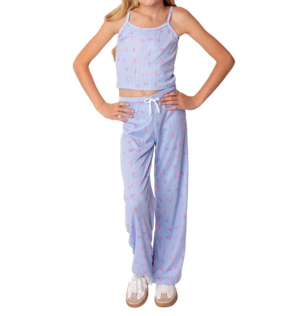 Cheryl Creations Cheryl Creations - Girl
s Pointelle Lounge Set