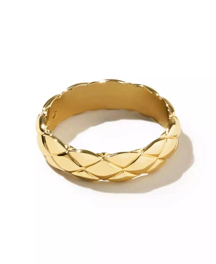 Ana Luisa Quilted Ring - Zeta
