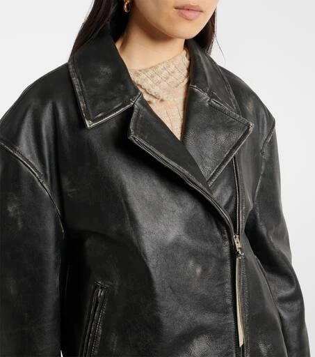 Acne Studios Leather biker jacket 5