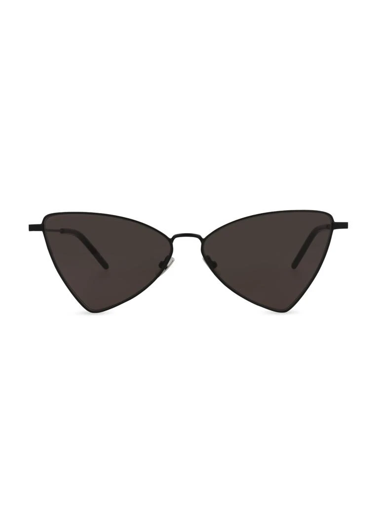 Saint laurent Black 58MM Butterfly Sunglasses Saint Laurent Acetate Butterfly Frame Sunglasses SL552 Black  main image 4