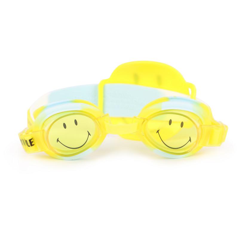 Sunnylife Smiley mini swim goggles in yellow