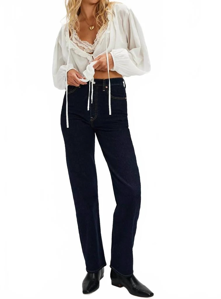 Levi
s Ribcage Full Length Jeans In Small Course