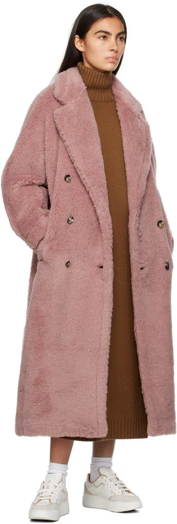 Max Mara Pink Teddy Bear Coat 4