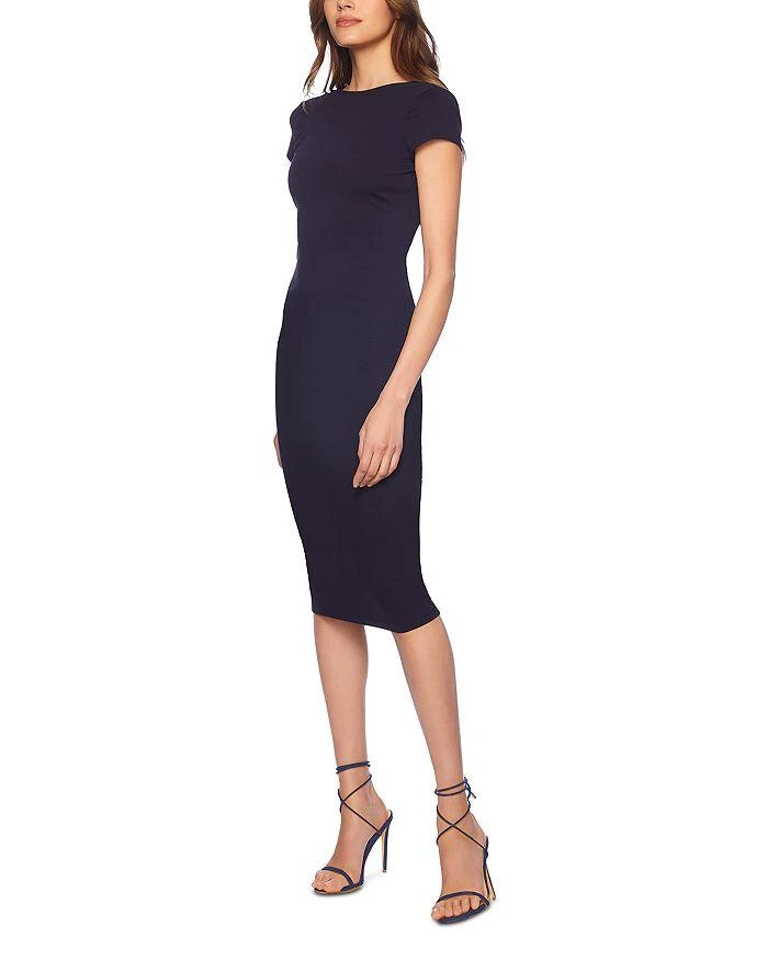 Susana Monaco Boat Neck Short Sleeve Dress 1