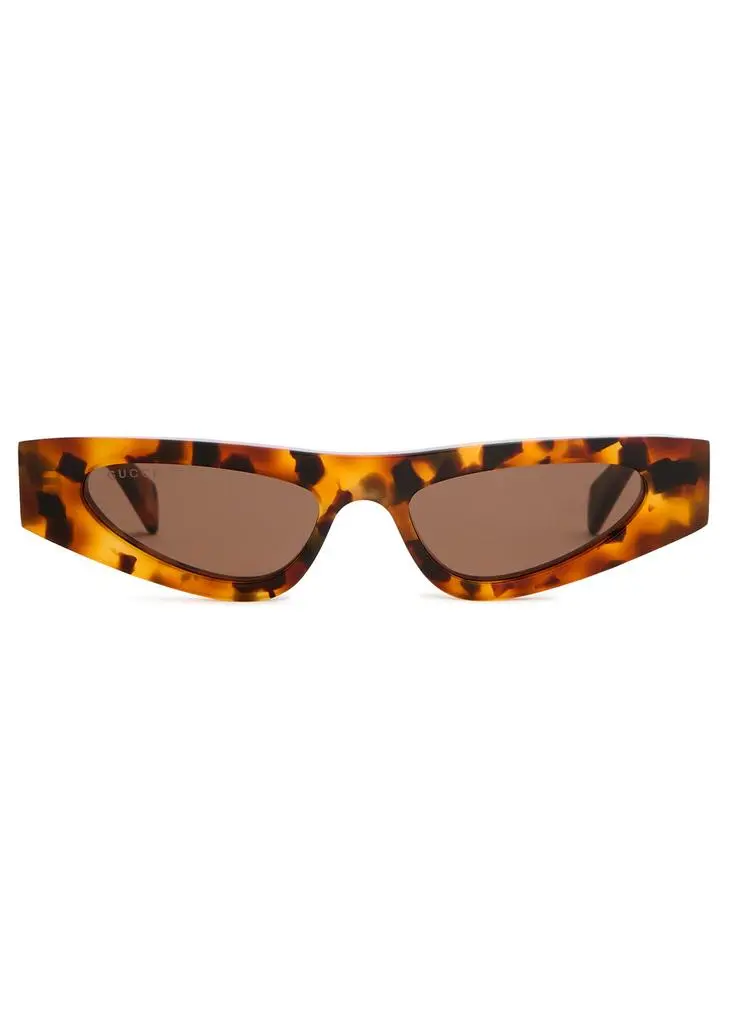 Gucci Narrow-frame cat-eye sunglasses 2