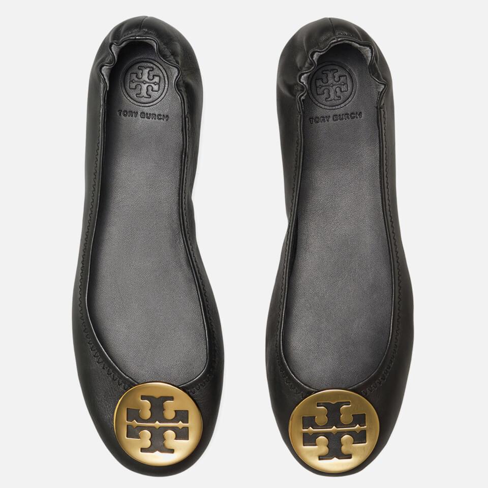 Tory Burch TORY BURCH WOMEN'S MINNIE LEATHER BALLET FLATS