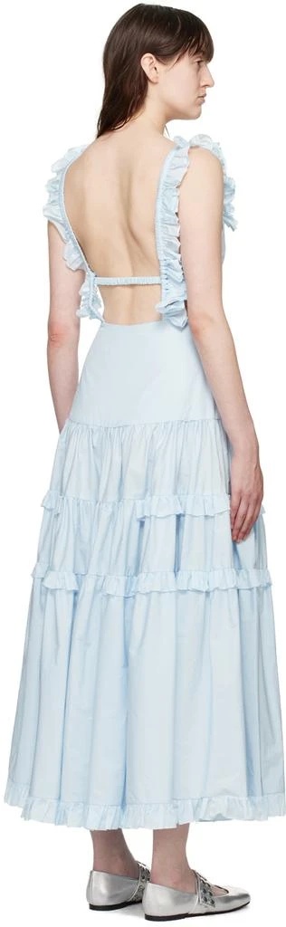 Molly Goddard Blue Maggie Midi Dress 3