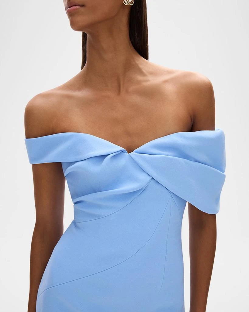 RACHEL GILBERT Mattie Off-The-Shoulder Midi Dress 6